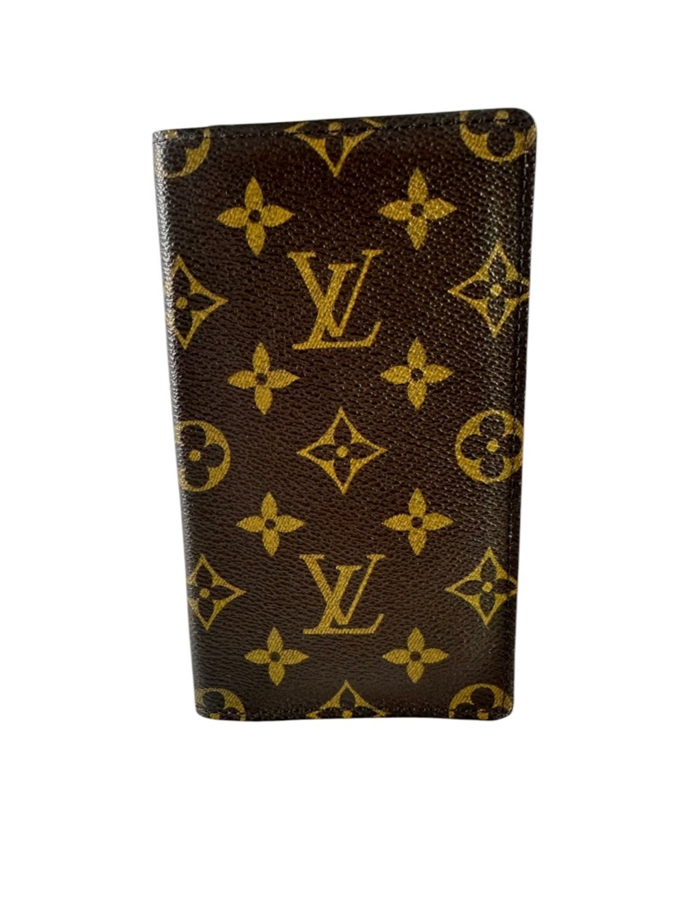 Genuine Vintage LOUIS VUITTON Monogram Canvas Checkbook Organizer Wallet Clutch